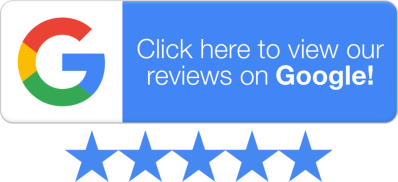 Google reviews banner with five blue stars and text 'Click here to view our reviews on Google!'