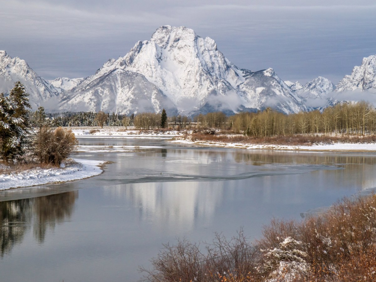 Mount Moran and Oxbow Bend