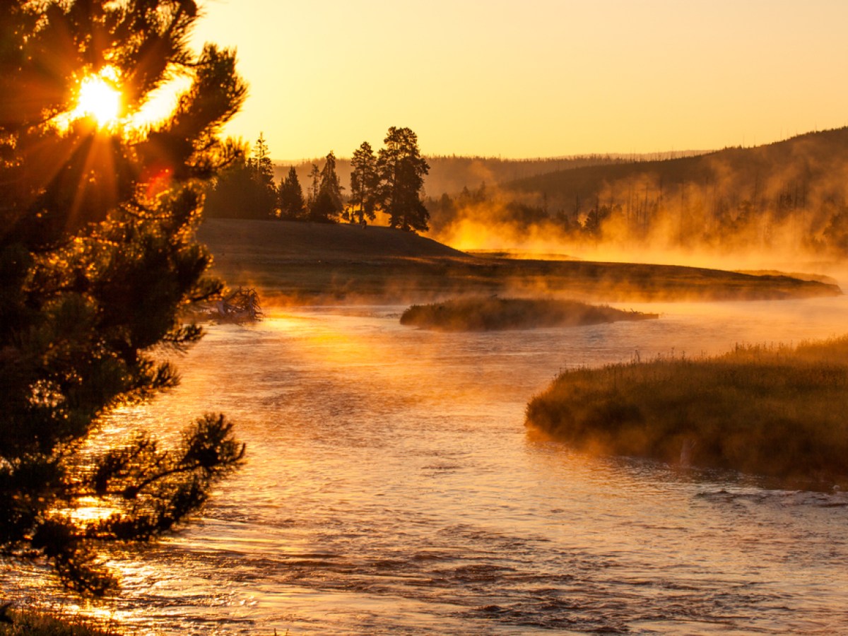 Sunset on the Madison River