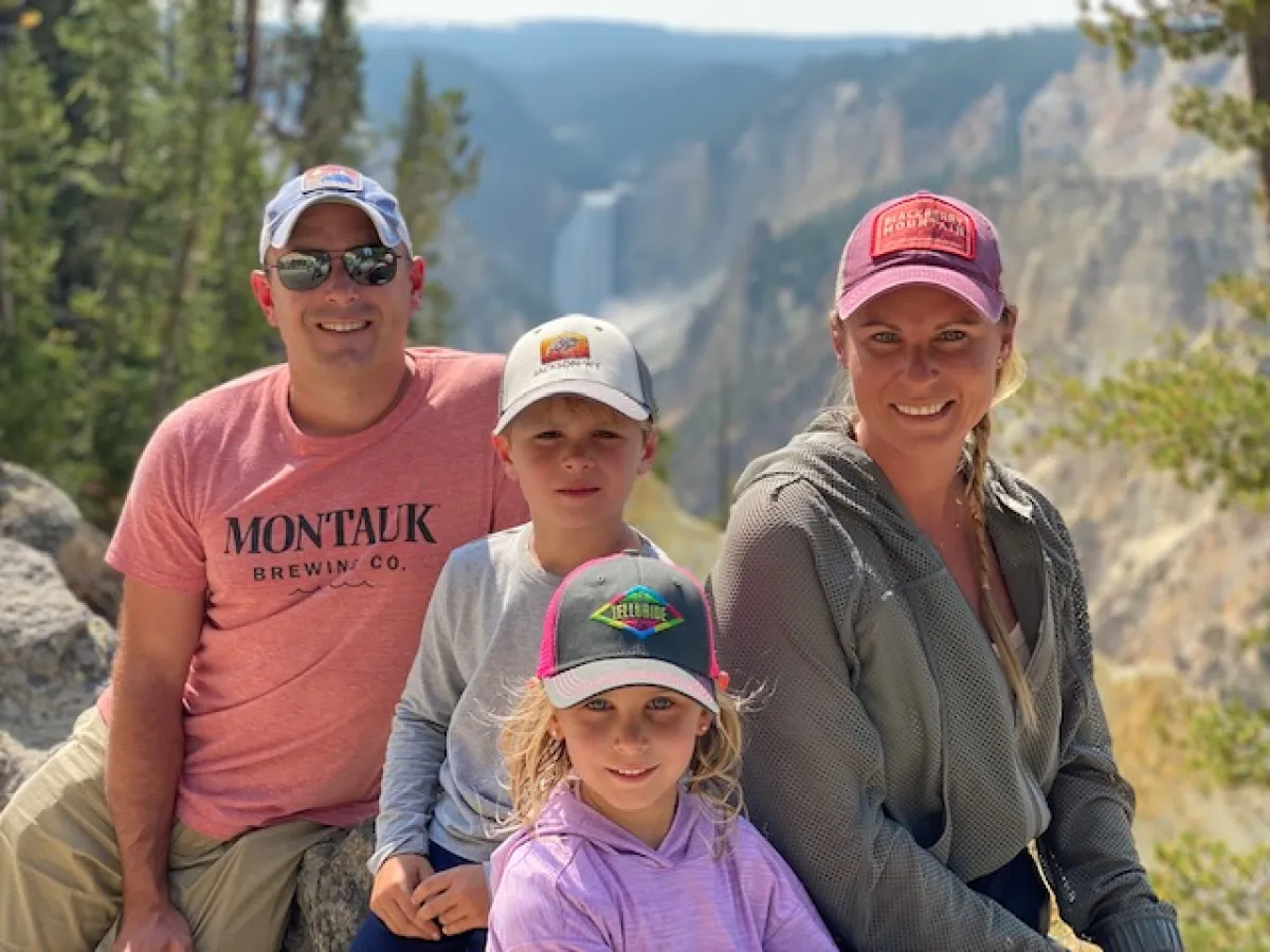 Family at Lower Falls