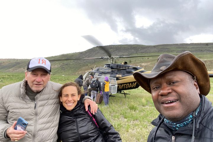 Helicopter evac from Gardiner, MT