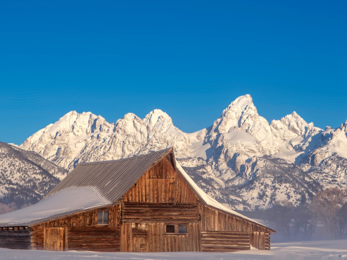 a view of a snow covered mountain