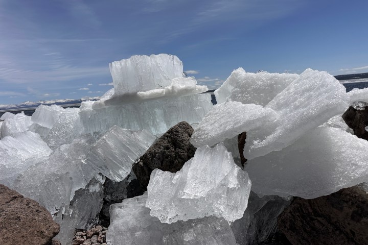 Icebergs at Lake Yellowstone