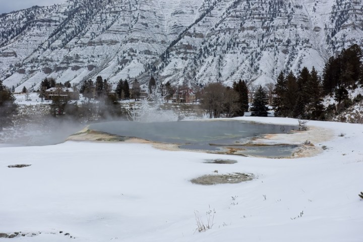 a snow covered slope