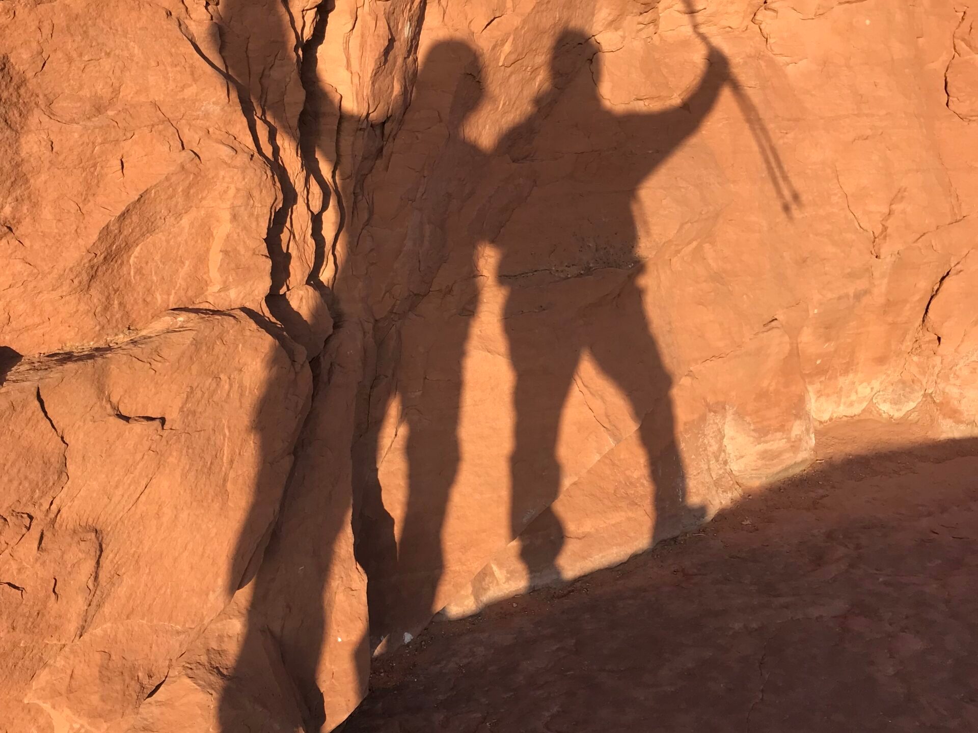 a man standing on a rock
