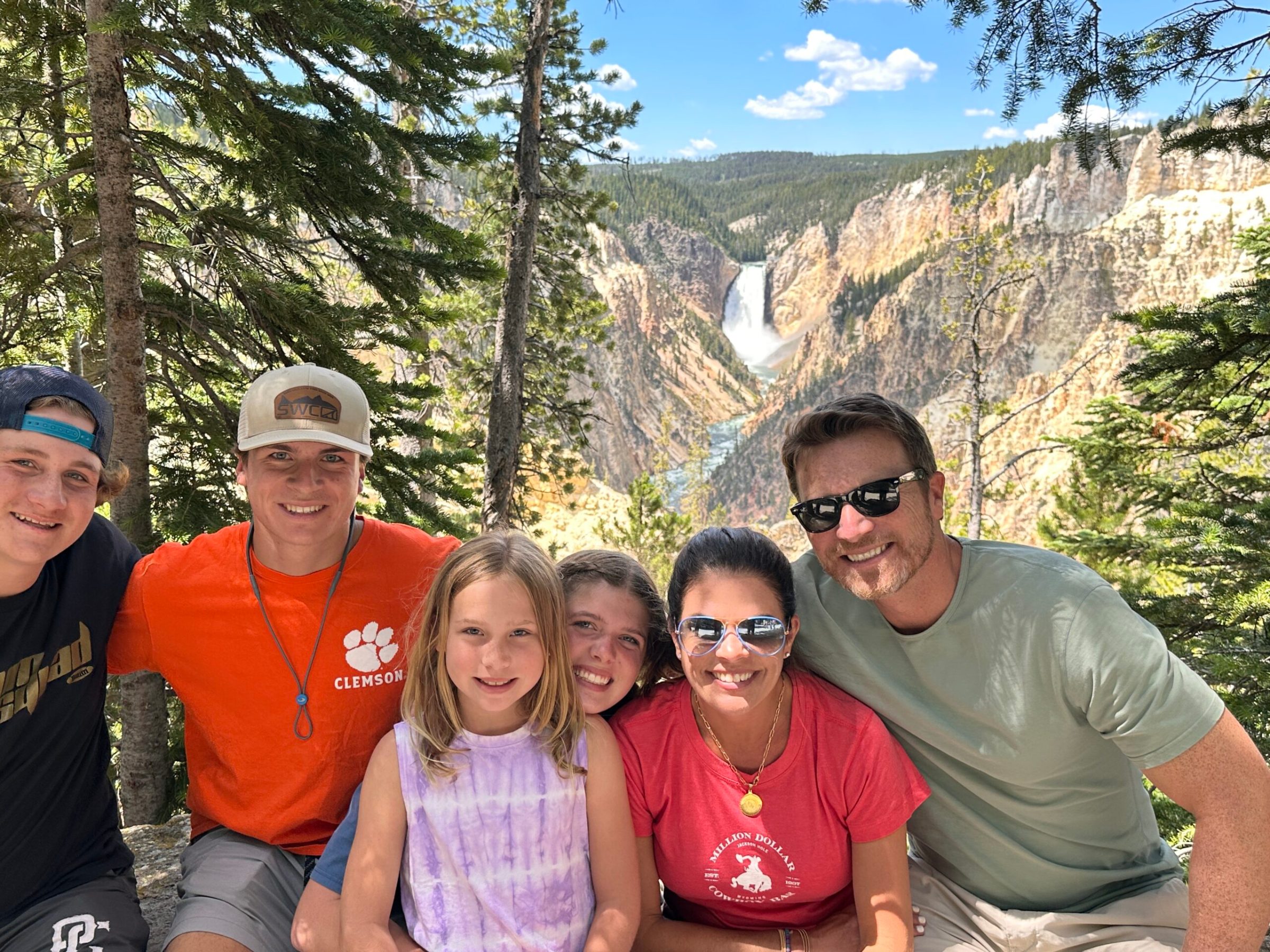 a group of people posing for a photo